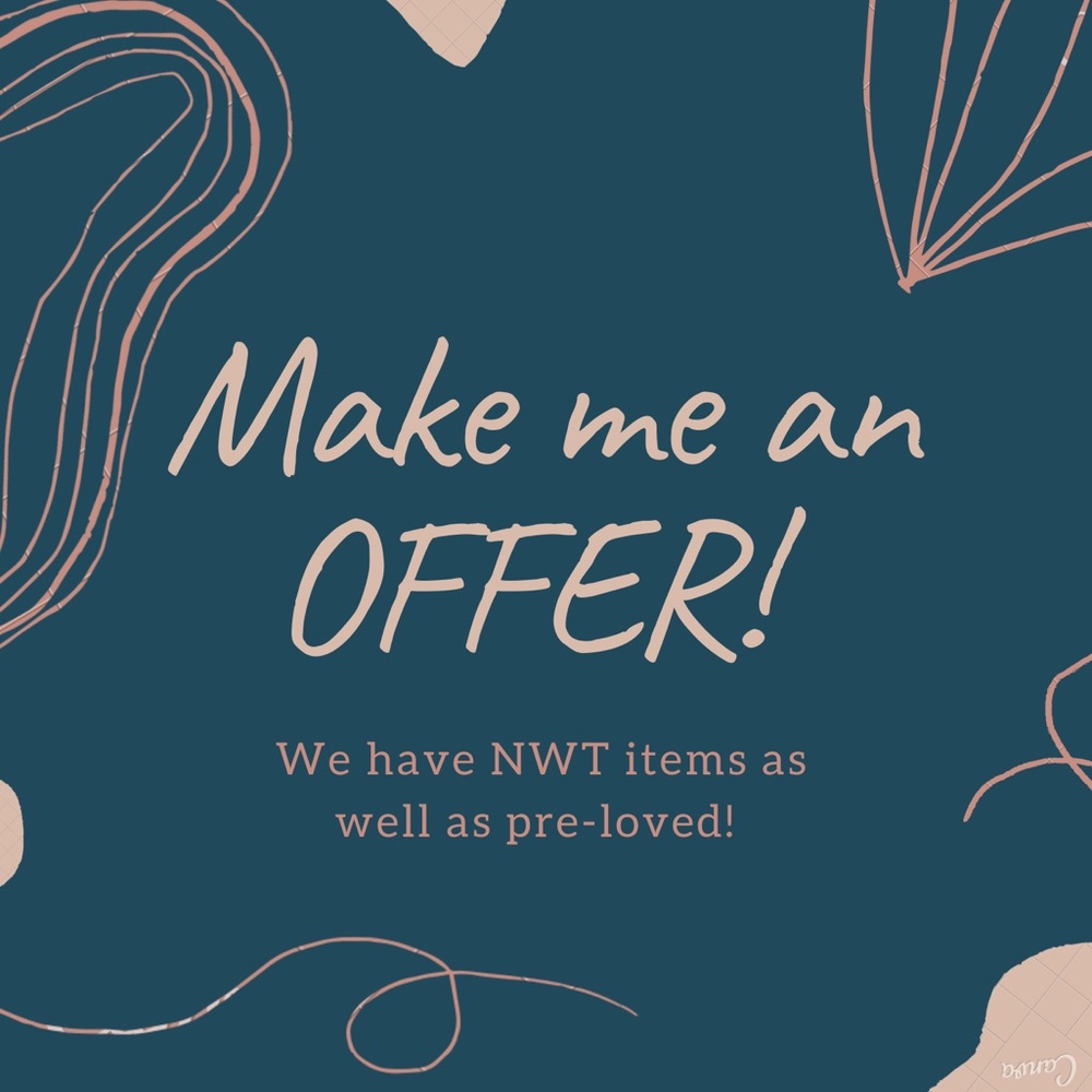 We accept offers!